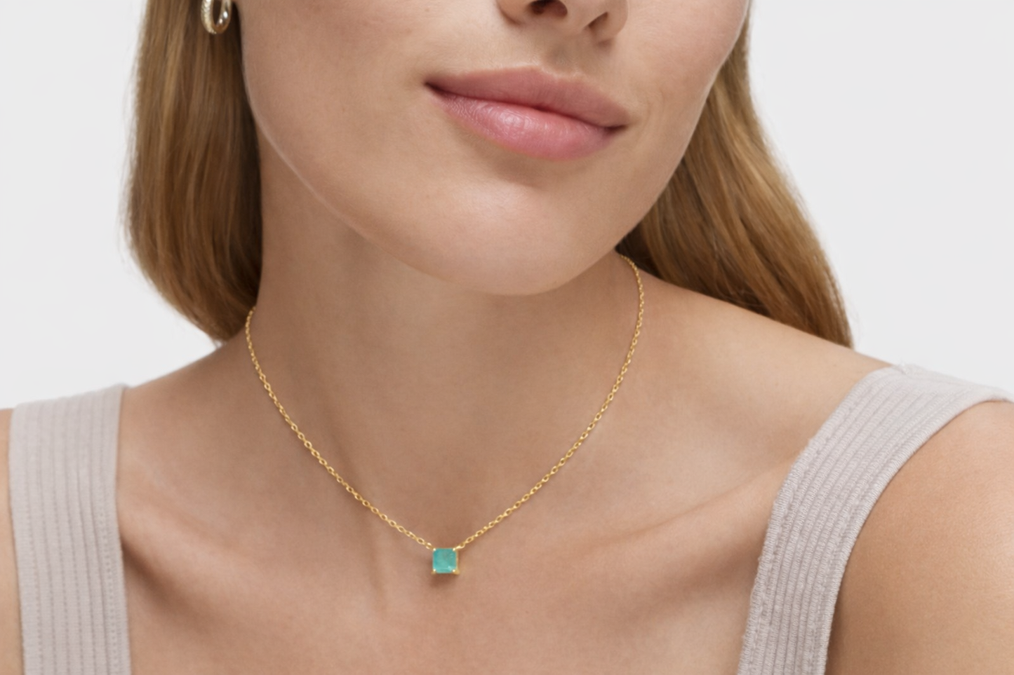 Collar Grace Turmaline Golden Glow