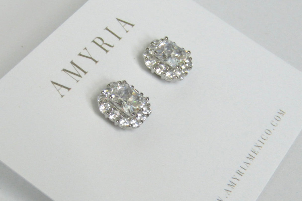 Aretes Square Chic Crystal