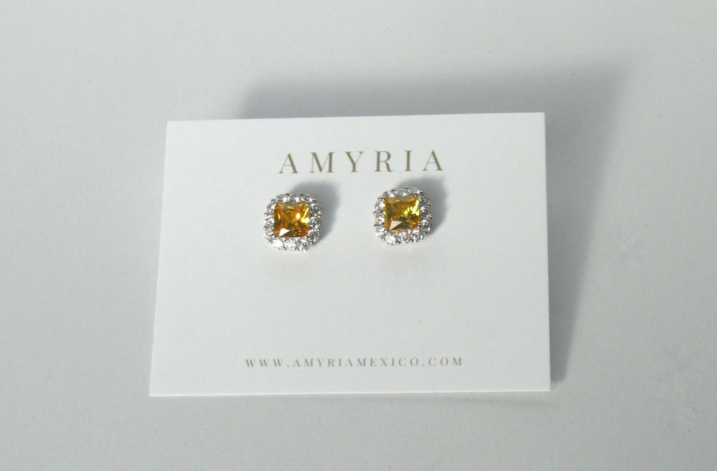 Aretes Square Chic Yellow
