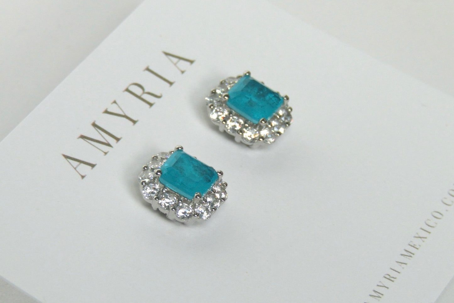 Aretes Square Chic Blue