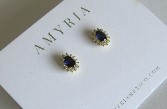 Aretes Blue Glow