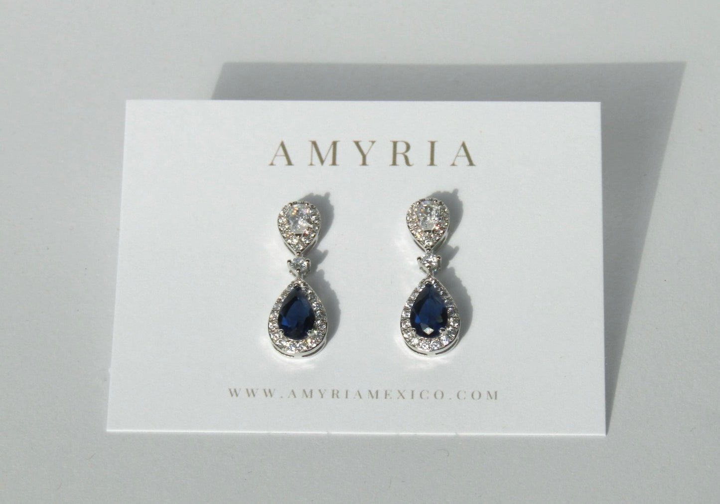Aretes Blue Drop Elegance