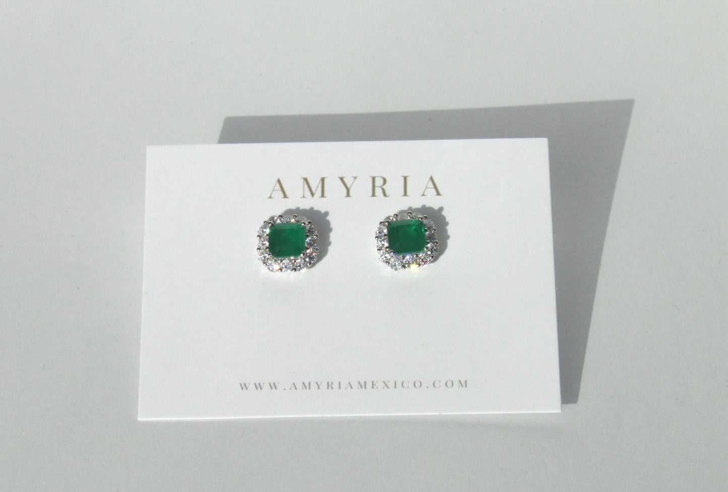 Aretes Square Chic Green